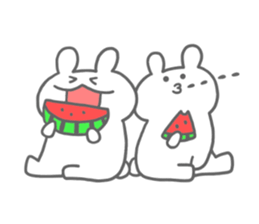 rabbit's summer sticker #11483545