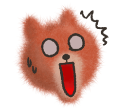 Fluffy balls (6) animals and more sticker #11483553