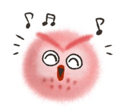 Fluffy balls (6) animals and more sticker #11483565