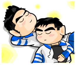 The cute boys sticker #11484150