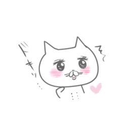 uzakawa drooping eyes cat4 sticker #11484178