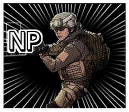 FPS Military Sticker Cool.ver02 sticker #11484397