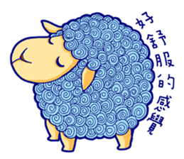 Curly Sheep sticker #11484446