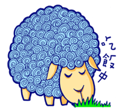 Curly Sheep sticker #11484459