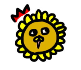 Sunflower Lion! sticker #11484557