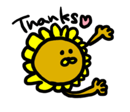 Sunflower Lion! sticker #11484559