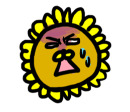 Sunflower Lion! sticker #11484569