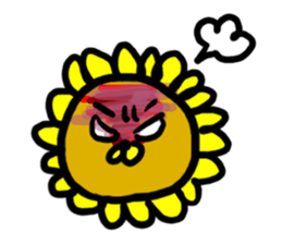 Sunflower Lion! sticker #11484570