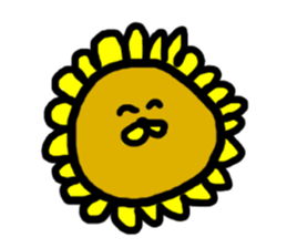 Sunflower Lion! sticker #11484579