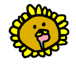 Sunflower Lion! sticker #11484580