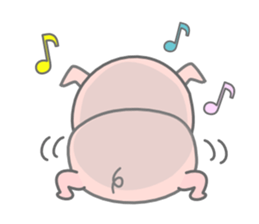 English Talk ! PINK Pig ! sticker #11485487