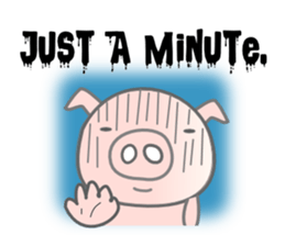 English Talk ! PINK Pig ! sticker #11485489