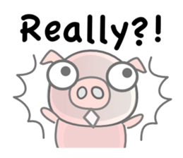 English Talk ! PINK Pig ! sticker #11485507