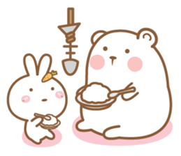 Bear and Rabbit 5 + sticker #11486422