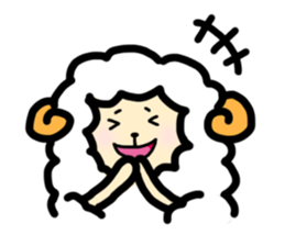 CUTE LAMB sticker #11486553