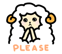 CUTE LAMB sticker #11486554