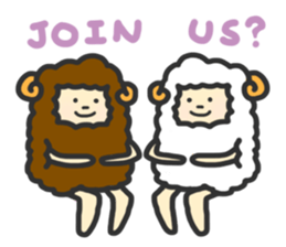 CUTE LAMB sticker #11486591