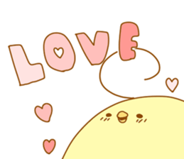 a chubby chick sticker #11486883