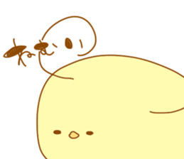 a chubby chick sticker #11486894