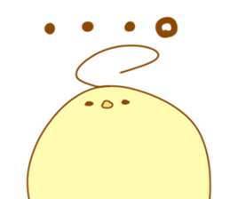 a chubby chick sticker #11486898