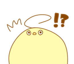 a chubby chick sticker #11486900