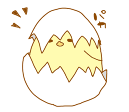 a chubby chick sticker #11486906