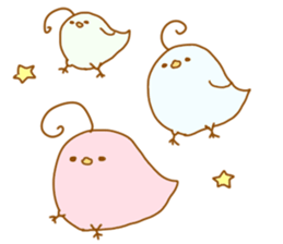a chubby chick sticker #11486909