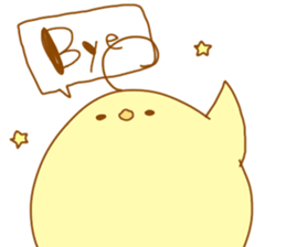 a chubby chick sticker #11486911
