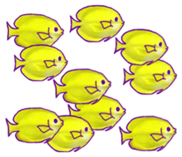 Honwaka Aquarium sticker #11487230