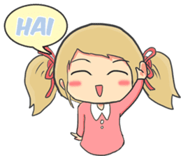 Fiya the Cute Little Girl sticker #11487672