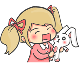 Fiya the Cute Little Girl sticker #11487693