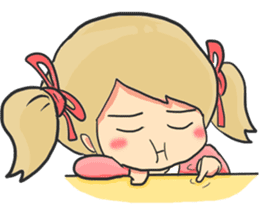 Fiya the Cute Little Girl sticker #11487699