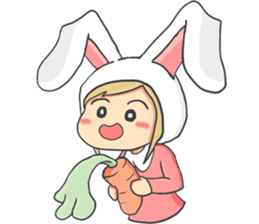 Fiya the Cute Little Girl sticker #11487709