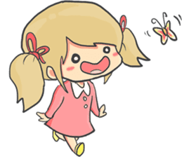 Fiya the Cute Little Girl sticker #11487711