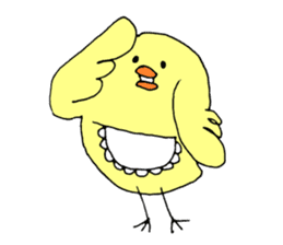 Chick mom sticker #11487902