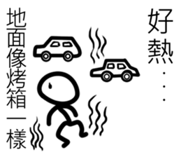 white Mini men 3 sticker #11488197