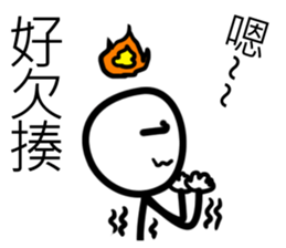 white Mini men 3 sticker #11488201