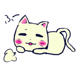 Daily life of the cat . sticker #11488263