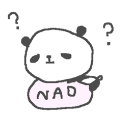 Name Nao cute panda stickers! sticker #11488709
