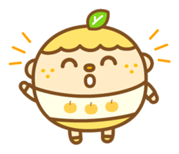 Apple-chan and pear-kun sticker #11489435