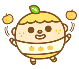 Apple-chan and pear-kun sticker #11489450