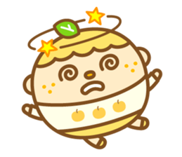 Apple-chan and pear-kun sticker #11489453