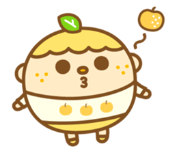 Apple-chan and pear-kun sticker #11489456