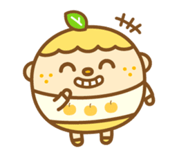 Apple-chan and pear-kun sticker #11489470