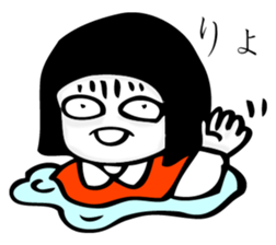 Hanako who is Showa 3. sticker #11489677