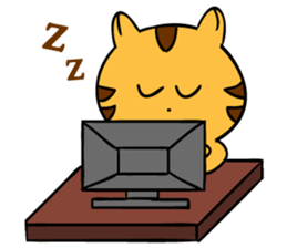 FRANK CAT IS COMING ! sticker #11489795