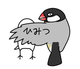 Three Birds -- close friends ?? -- sticker #11489835