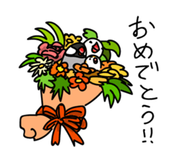 Three Birds -- close friends ?? -- sticker #11489838