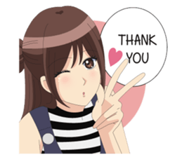 Adorable Days: Risa sticker #11489927