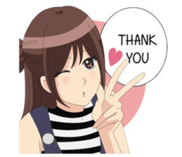 Adorable Days: Risa sticker #11489927
